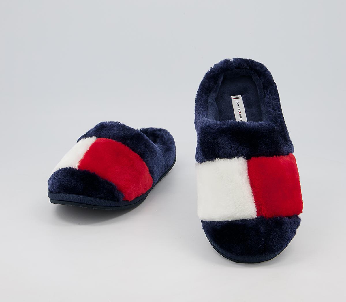 Tommy Hilfiger Essential Tommy Home Slippers Tommy Hilfiger Essential Tommy Home Slippers Blue White Red