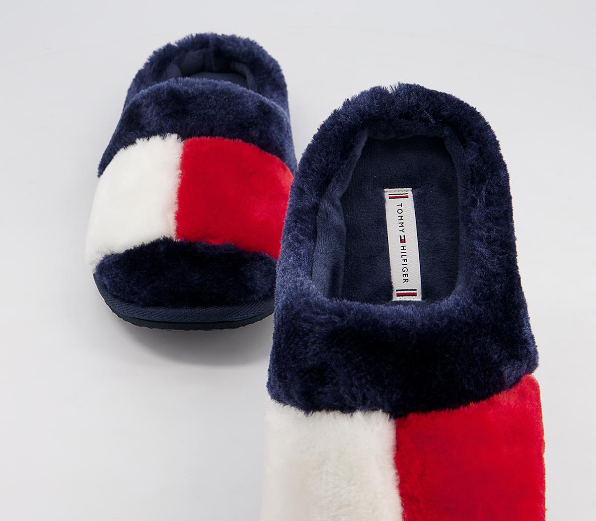 Tommy Hilfiger Essential Tommy Home Slippers Tommy Hilfiger Essential Tommy Home Slippers Blue White Red