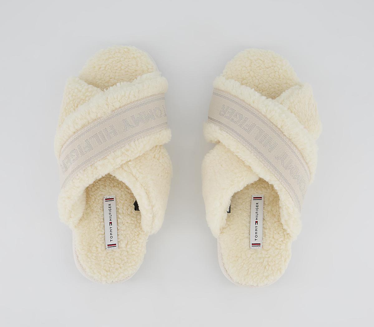 Tommy Hilfiger Tommy Furry Home Slippers Tommy Hilfiger Tommy Furry Home Slippers Shaved Lemon Ice