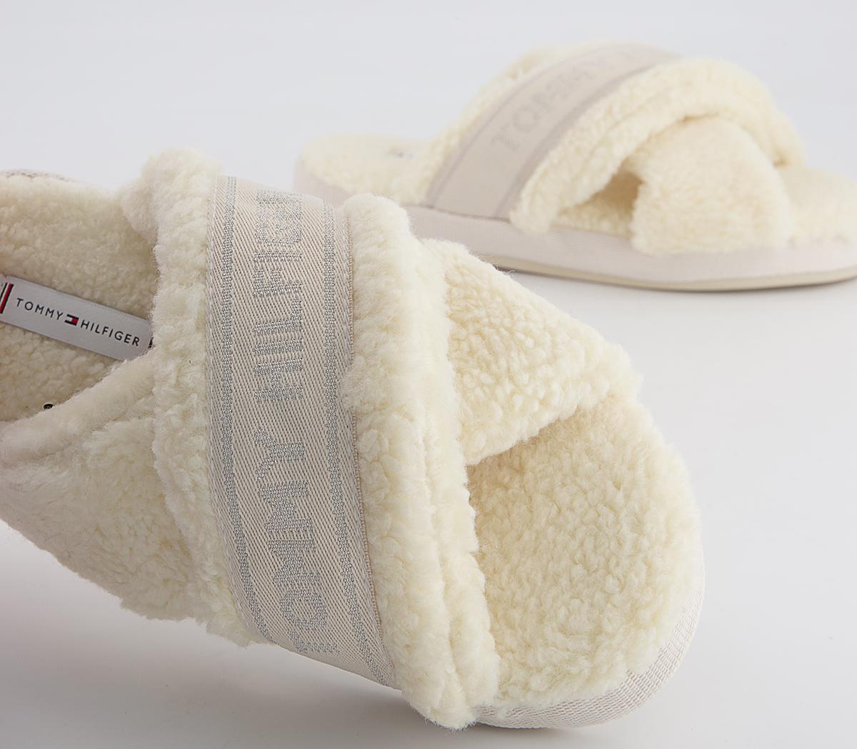 Tommy Hilfiger Tommy Furry Home Slippers Tommy Hilfiger Tommy Furry Home Slippers Shaved Lemon Ice