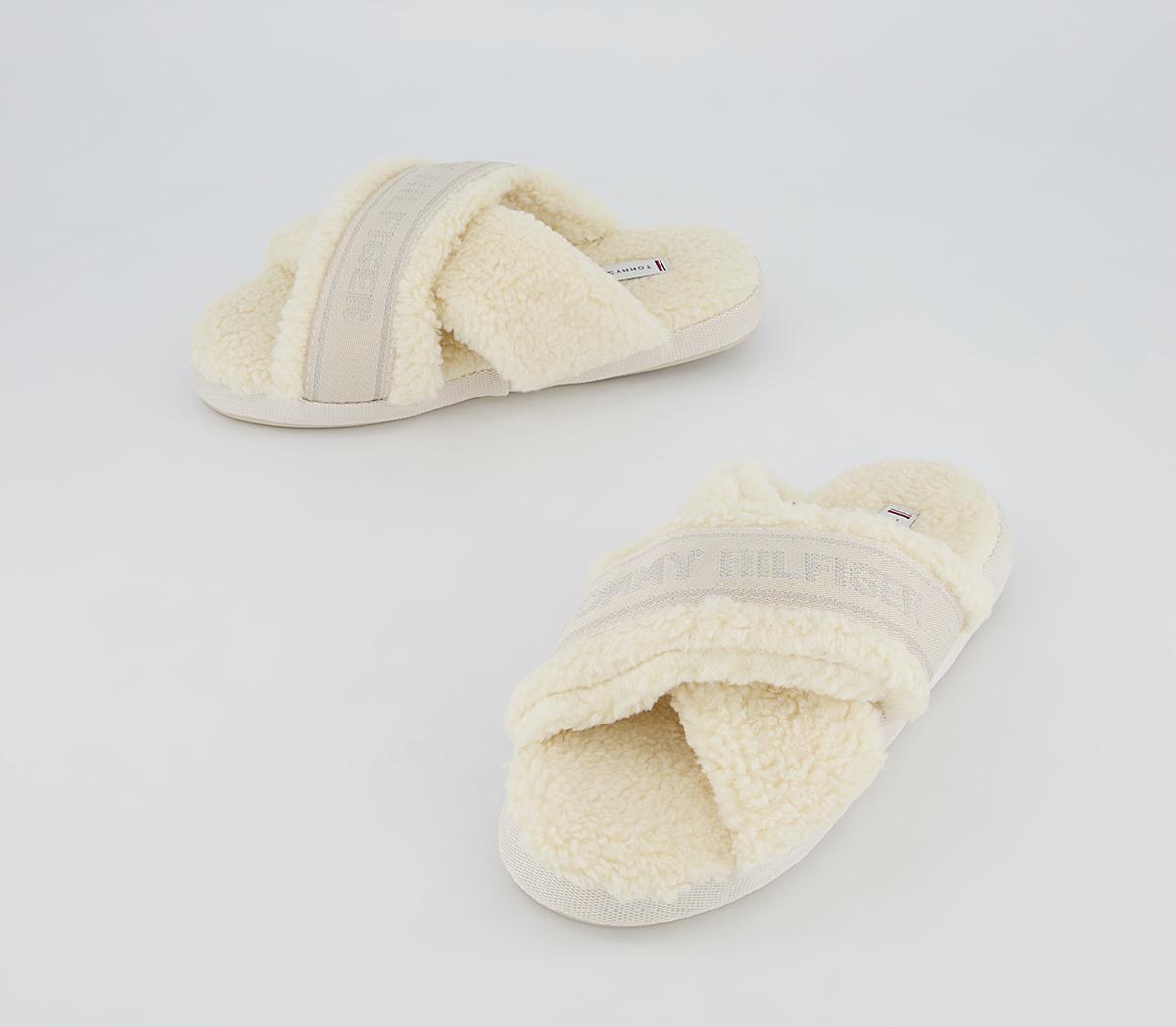 Tommy Hilfiger Tommy Furry Home Slippers Tommy Hilfiger Tommy Furry Home Slippers Shaved Lemon Ice