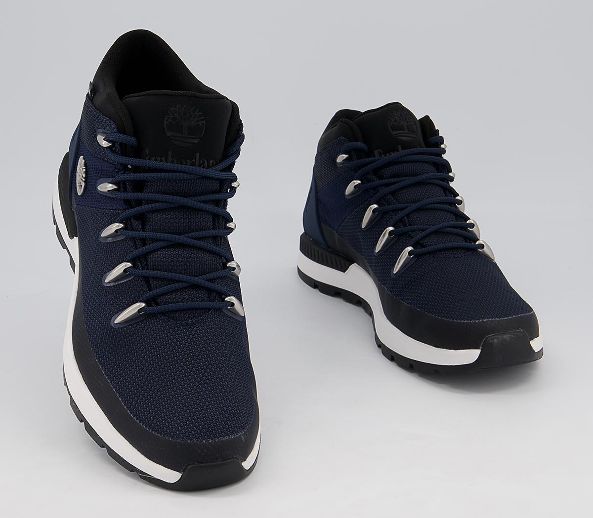 Timberland Sprint Trekker Mid Fab Boots Timberland Sprint Trekker Mid Fab Boots Navy Mesh