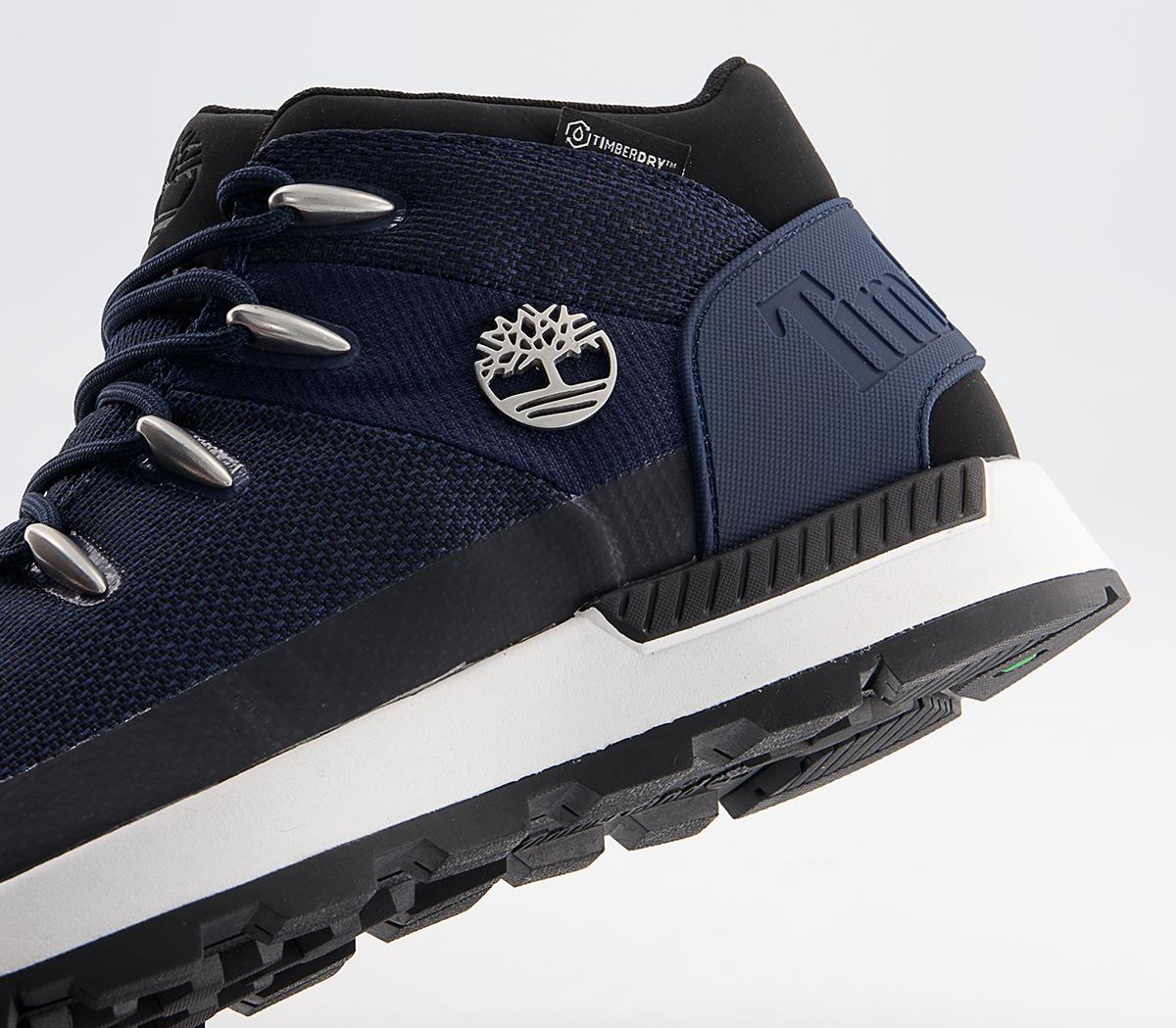 Timberland Sprint Trekker Mid Fab Boots Timberland Sprint Trekker Mid Fab Boots Navy Mesh