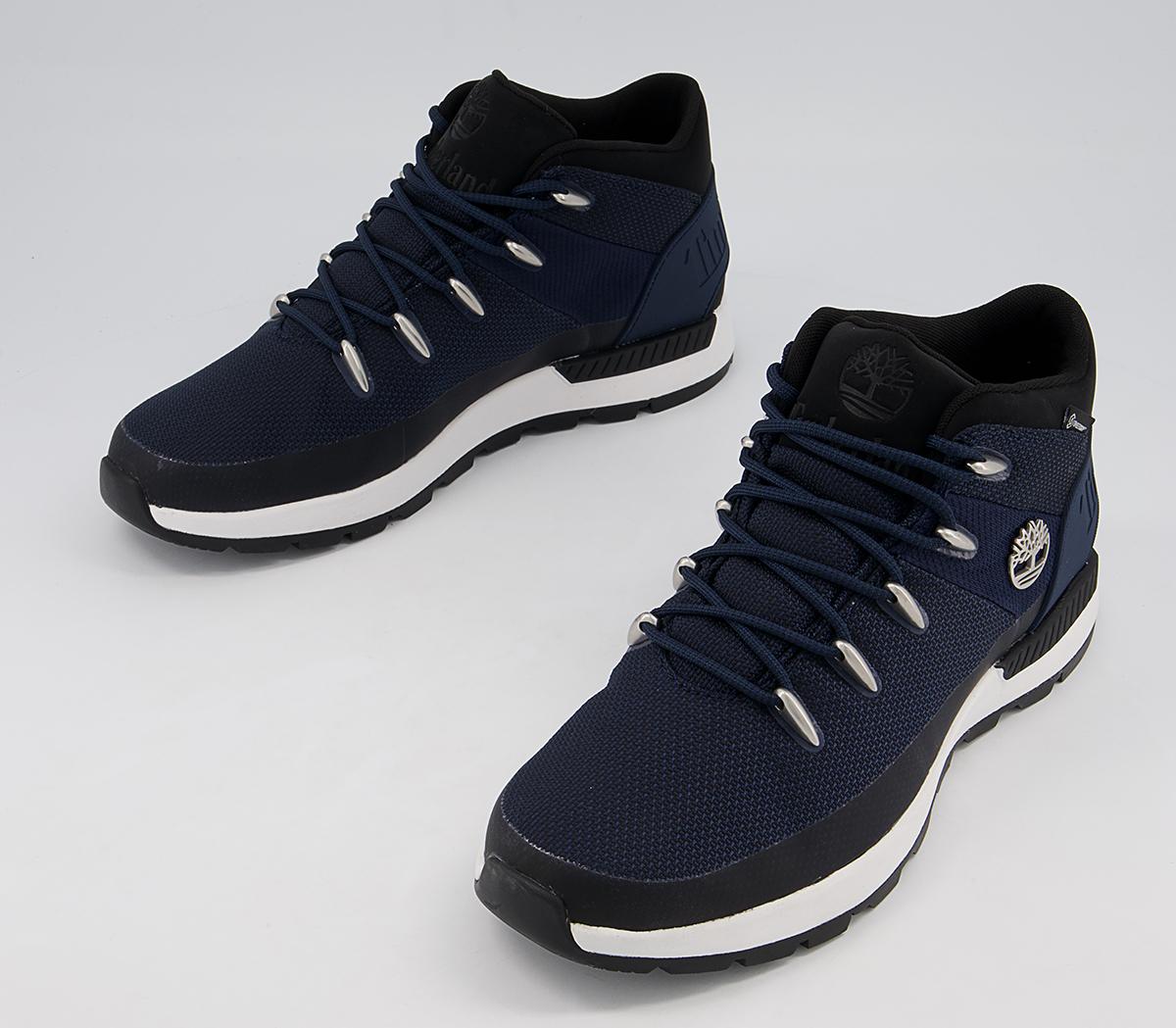 Timberland Sprint Trekker Mid Fab Boots Timberland Sprint Trekker Mid Fab Boots Navy Mesh