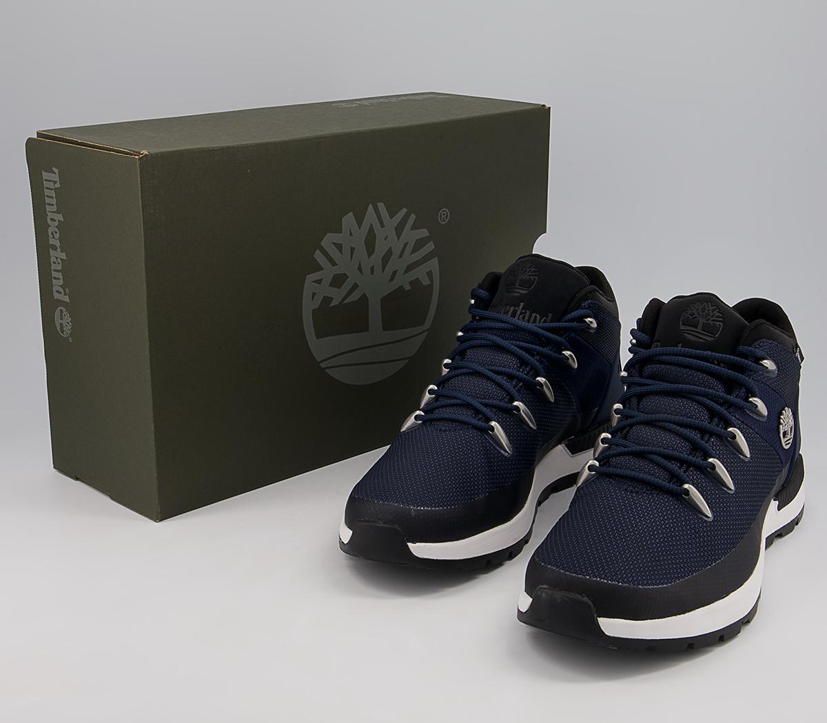 Timberland Sprint Trekker Mid Fab Boots Timberland Sprint Trekker Mid Fab Boots Navy Mesh