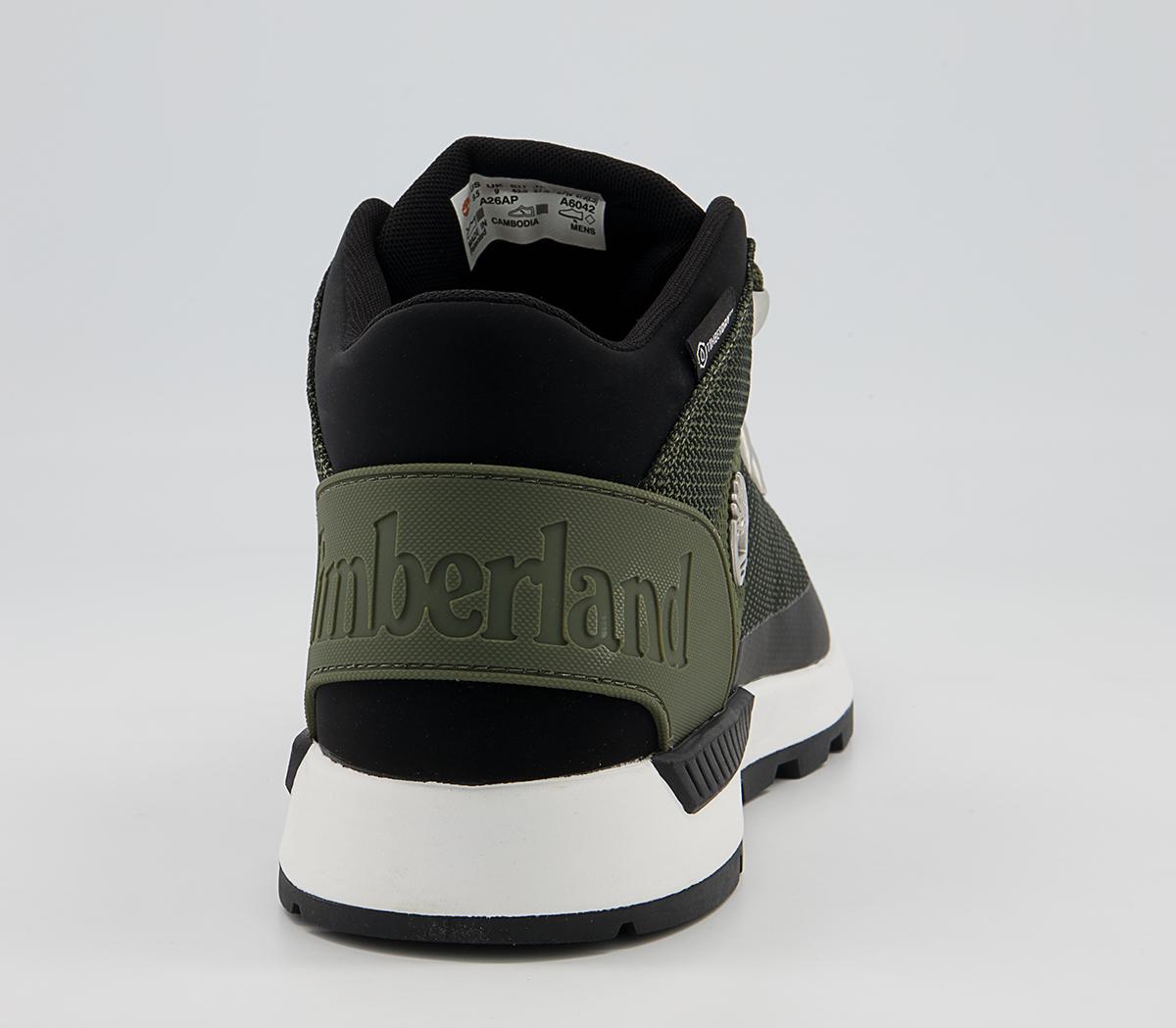 Timberland Sprint Trekker Mid Fab Boots Timberland Sprint Trekker Mid Fab Boots Dark Green Mesh