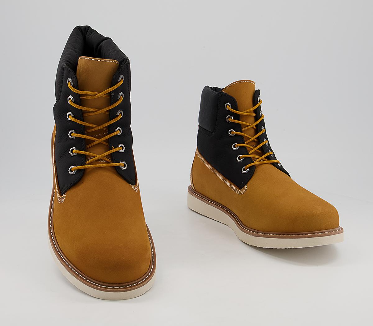Timberland Newmarket II Quilted Boots Timberland Newmarket II Quilted Boots Wheat Nubuck