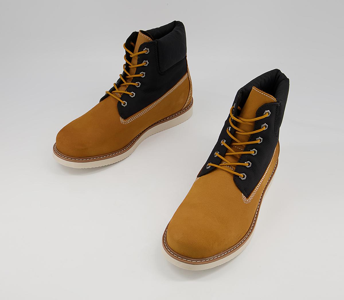 Timberland Newmarket II Quilted Boots Timberland Newmarket II Quilted Boots Wheat Nubuck