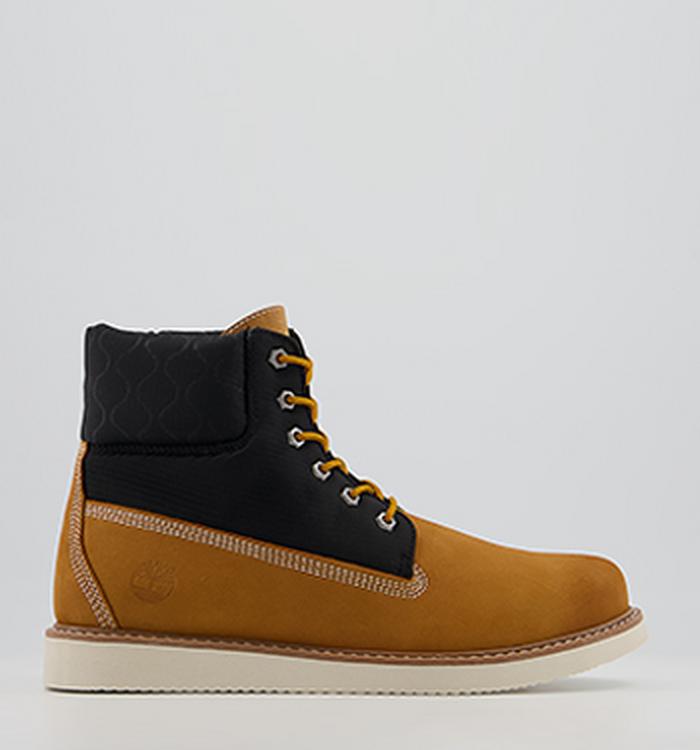 Timberland Newmarket II Quilted Boots Wheat Nubuck