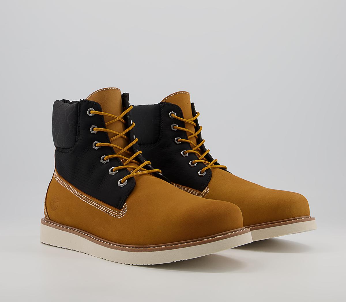 Timberland Newmarket II Quilted Boots Timberland Newmarket II Quilted Boots Wheat Nubuck