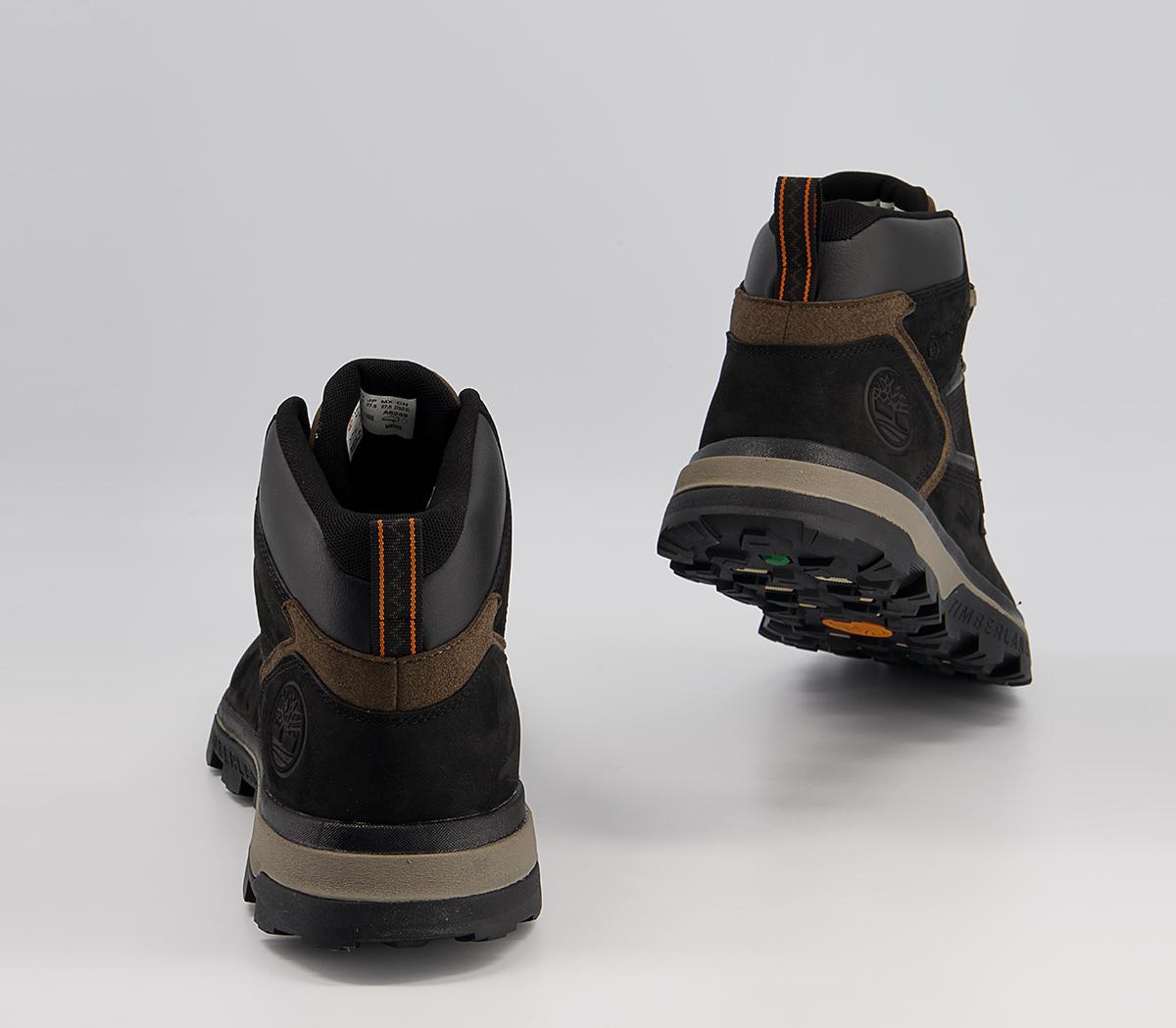 Timberland Treeline Mid Trekker Boots Timberland Treeline Mid Trekker Boots Black Full Grain