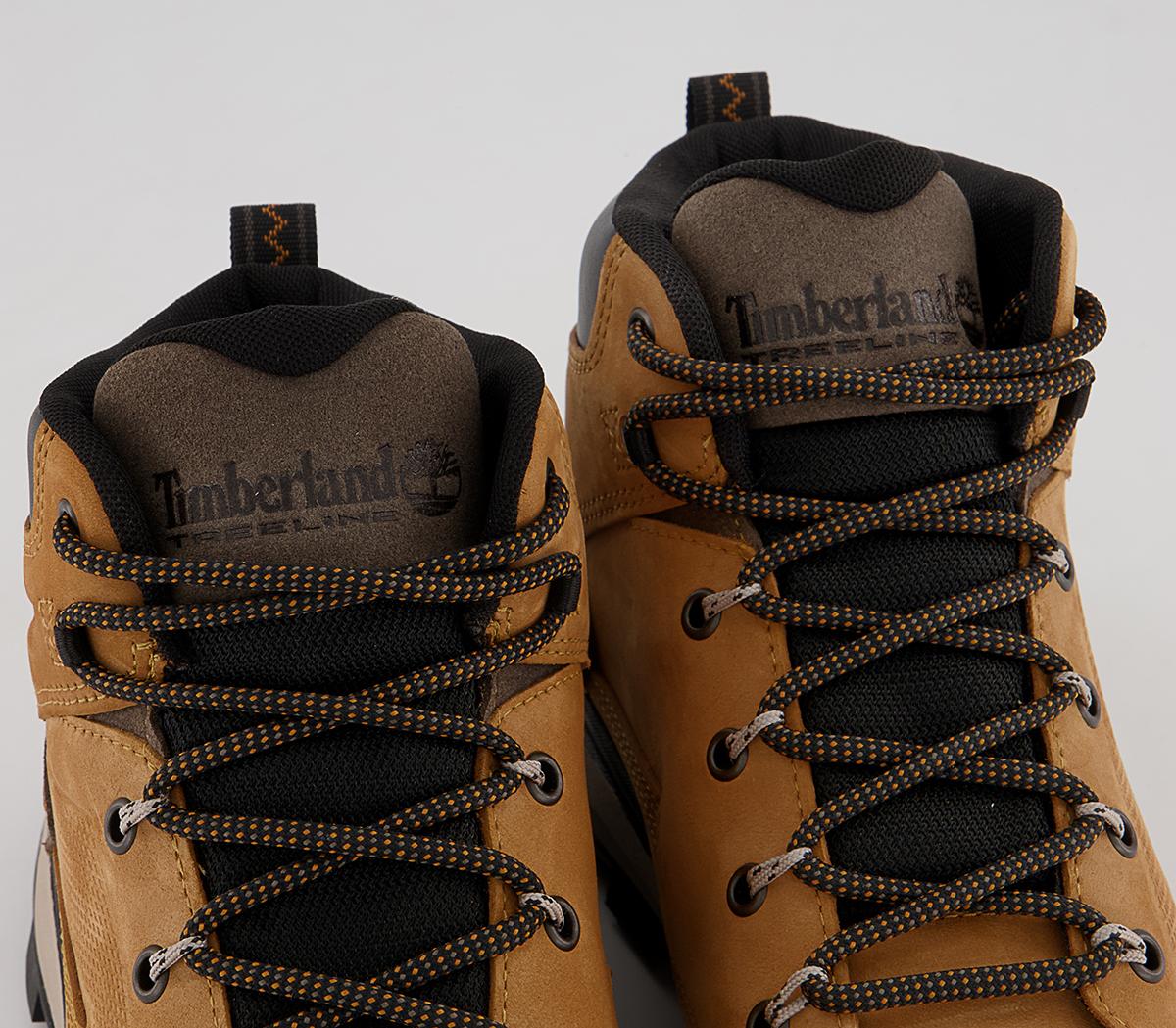 Wheat Nubuck Botas Timberland En Timberland Treeline Mid Trekker