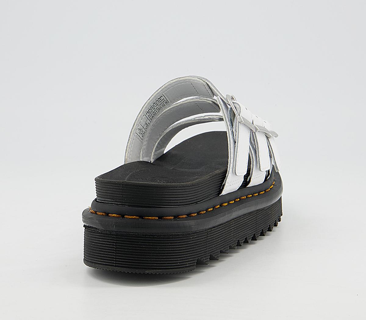 Dr. Martens Blaire Slides Dr. Martens Blaire Slides White