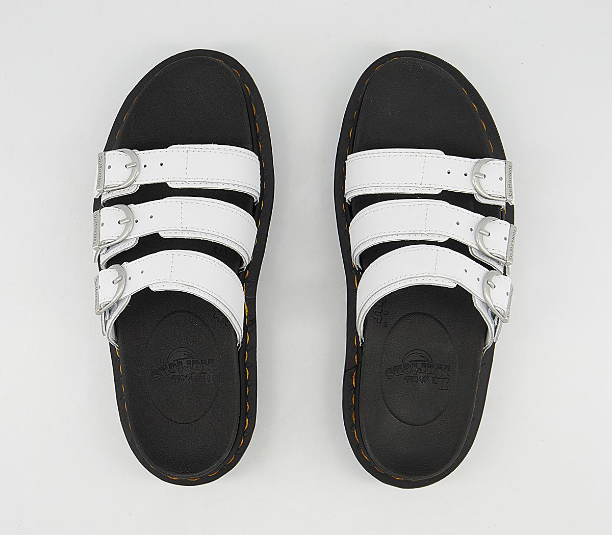 Dr. Martens Blaire Slides Dr. Martens Blaire Slides White