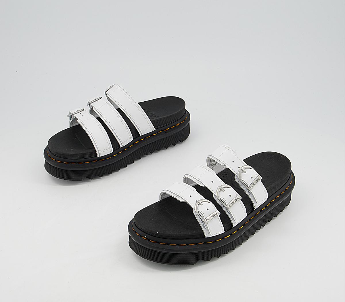 Dr. Martens Blaire Slides Dr. Martens Blaire Slides White