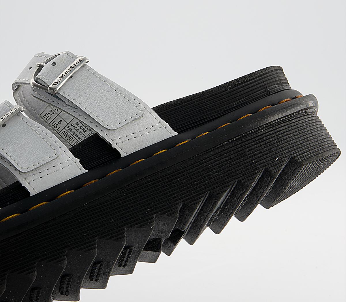 Dr. Martens Blaire Slides Dr. Martens Blaire Slides White