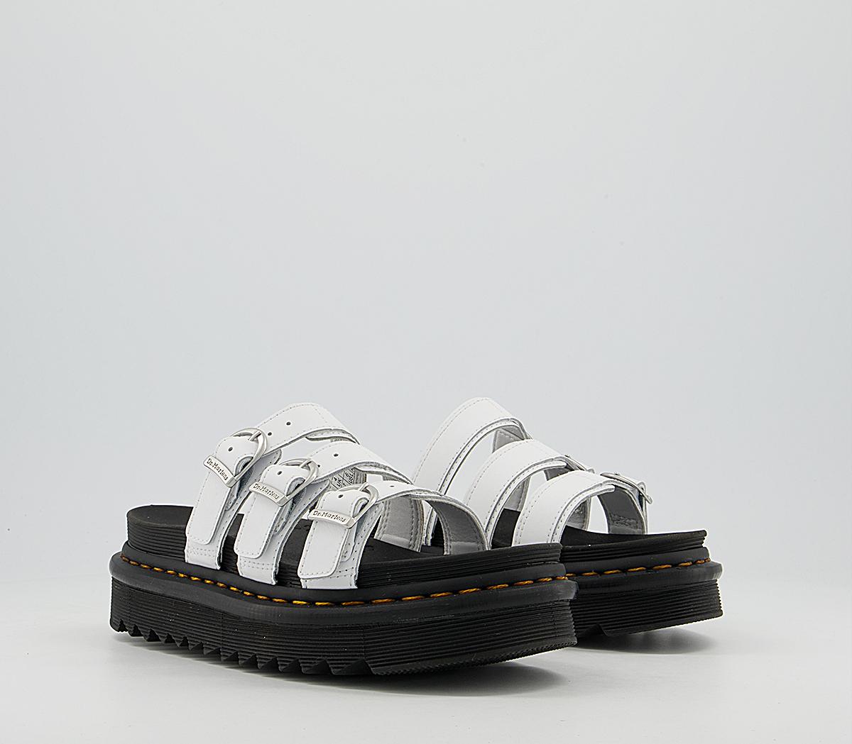 Dr. Martens Blaire Slides Dr. Martens Blaire Slides White