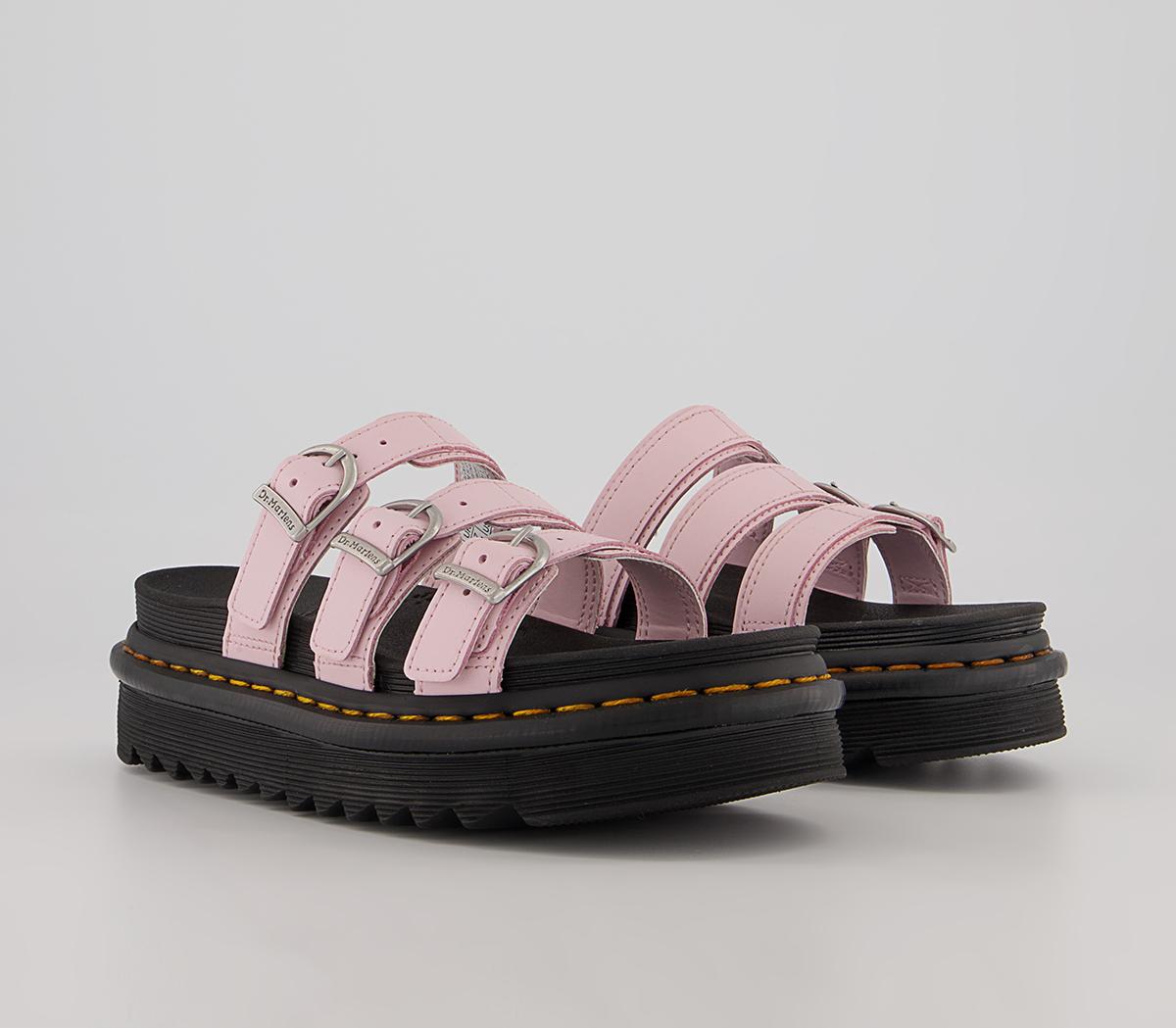 Dr. Martens Blaire Slides Chalk Pink Hydro - Women’s Sandals