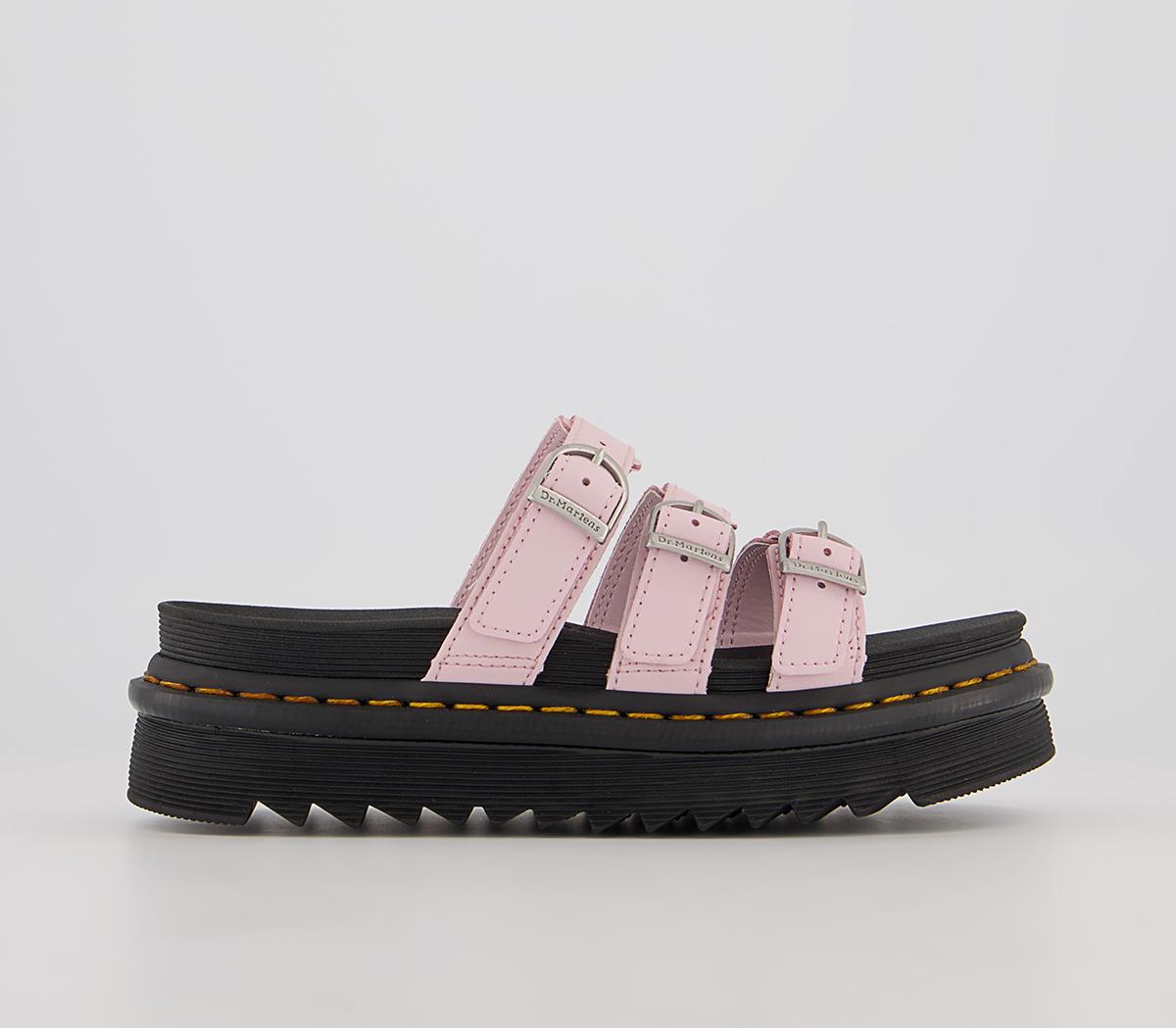 dr martens blaire slide flower
