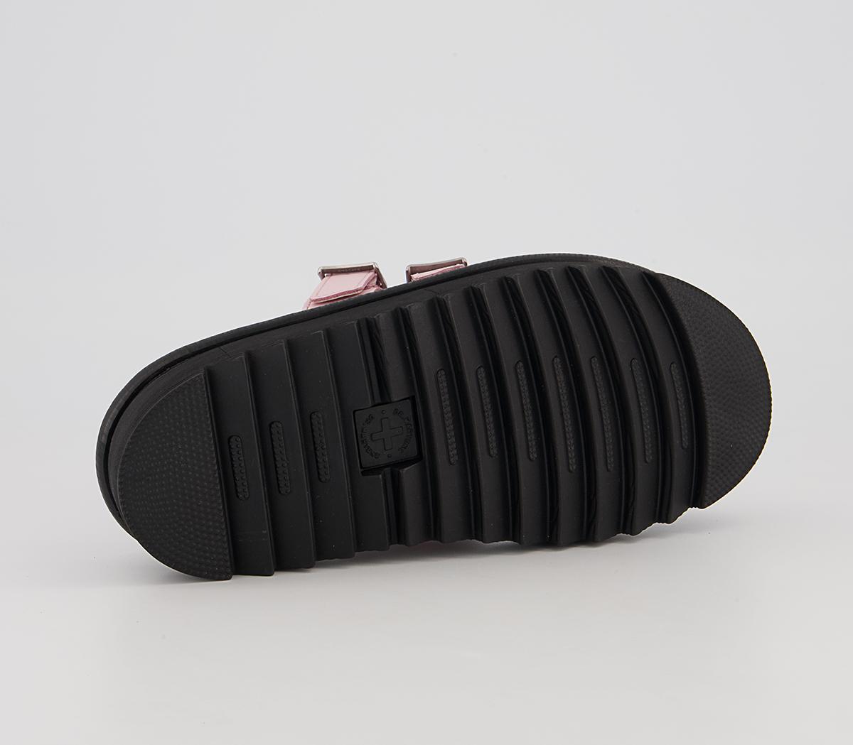 dr martens pink blaire slide sandals