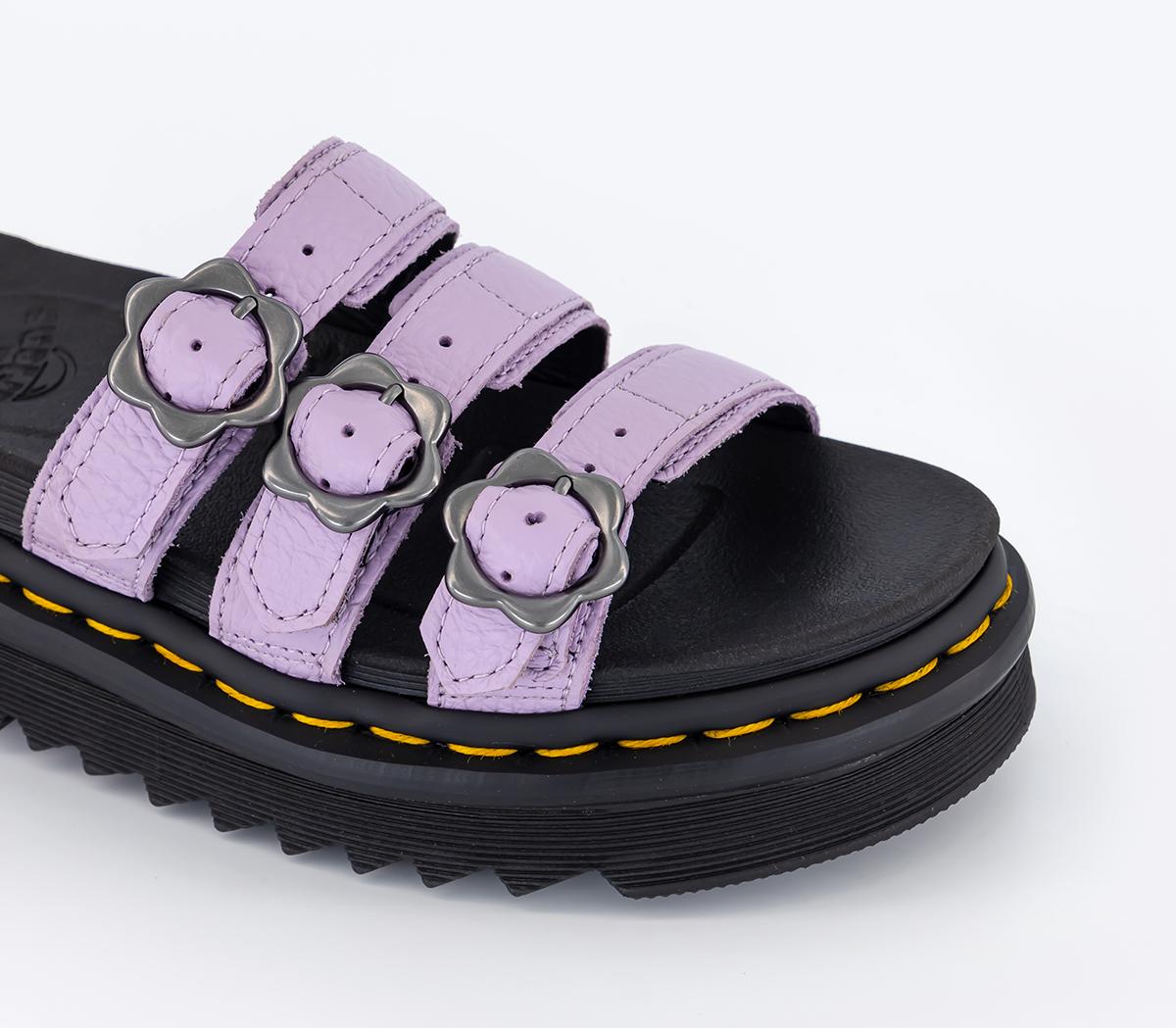 Dr. MartensBlaire SlidesLilac Milled Nappa