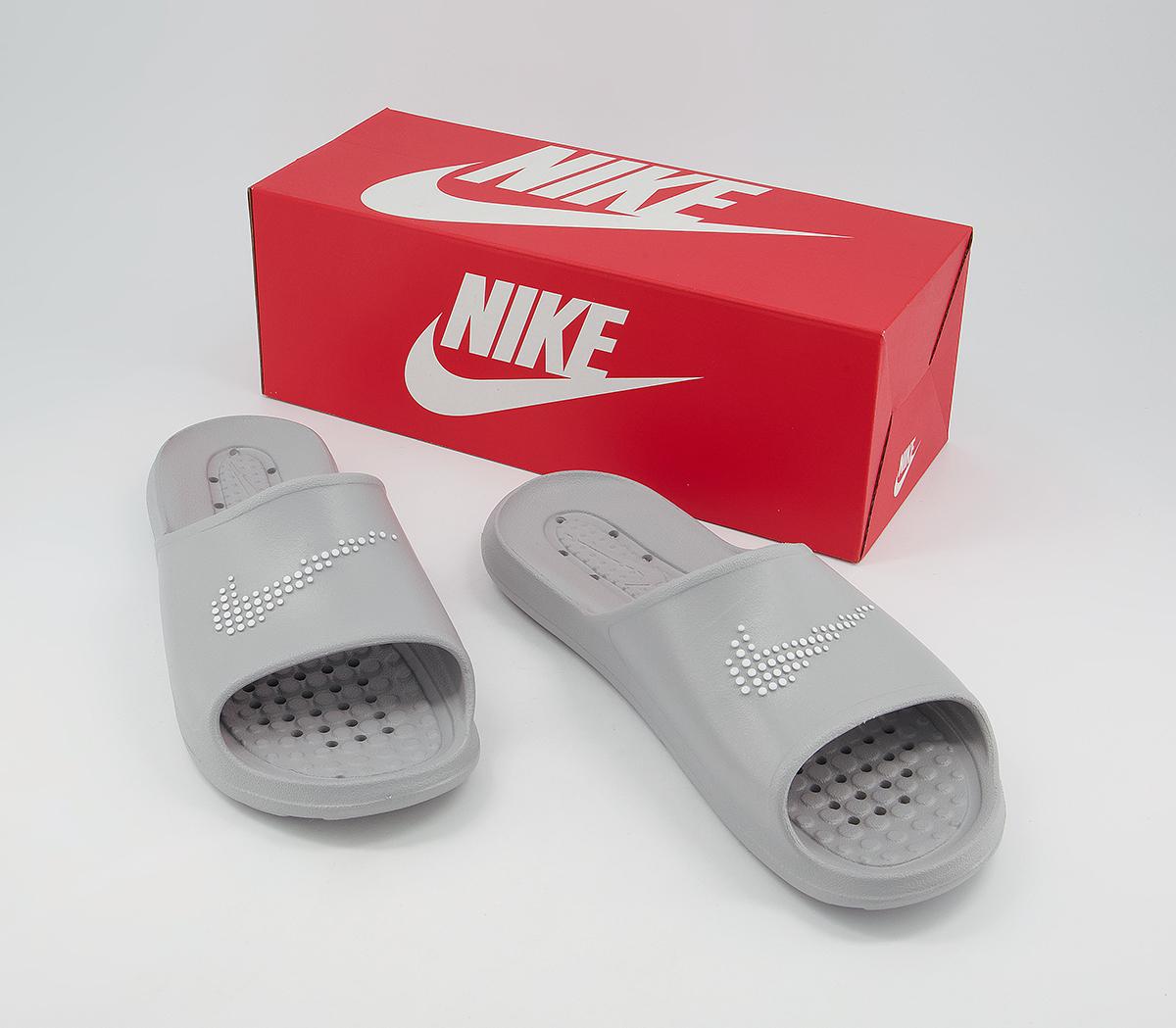 Nike Shower Slides Lt Smoke Grey White Lt Smoke Men’s Sandals