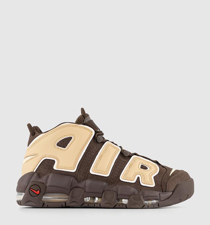 Nike Nike Air More Uptempo Trainers Baroque Brown Sesame Pale Ivory