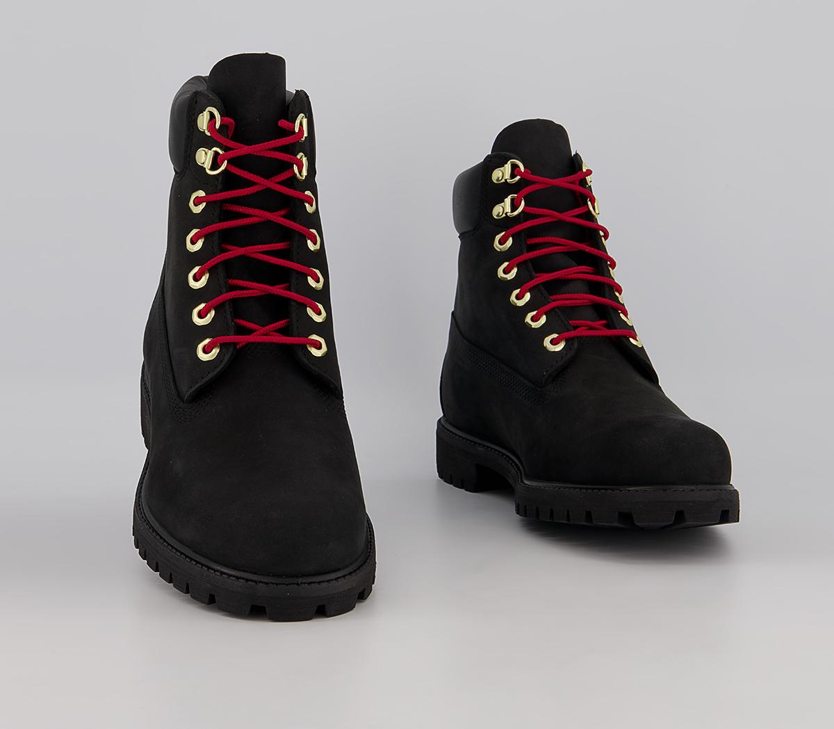 Timberland 6 Inch Premium D Ring Boots Timberland 6 Inch Premium D Ring Boots Black