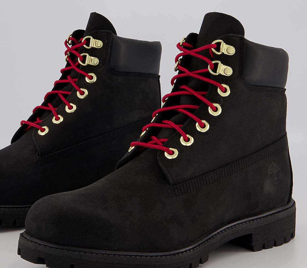 Timberland 6 Inch Premium D Ring Boots Timberland 6 Inch Premium D Ring Boots Black