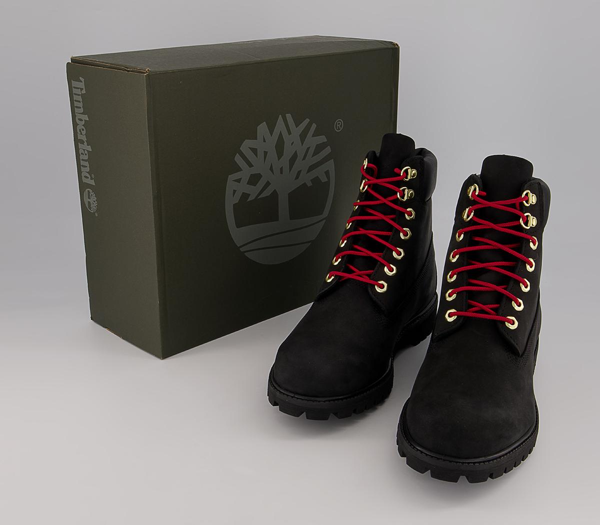 Timberland 6 Inch Premium D Ring Boots Timberland 6 Inch Premium D Ring Boots Black