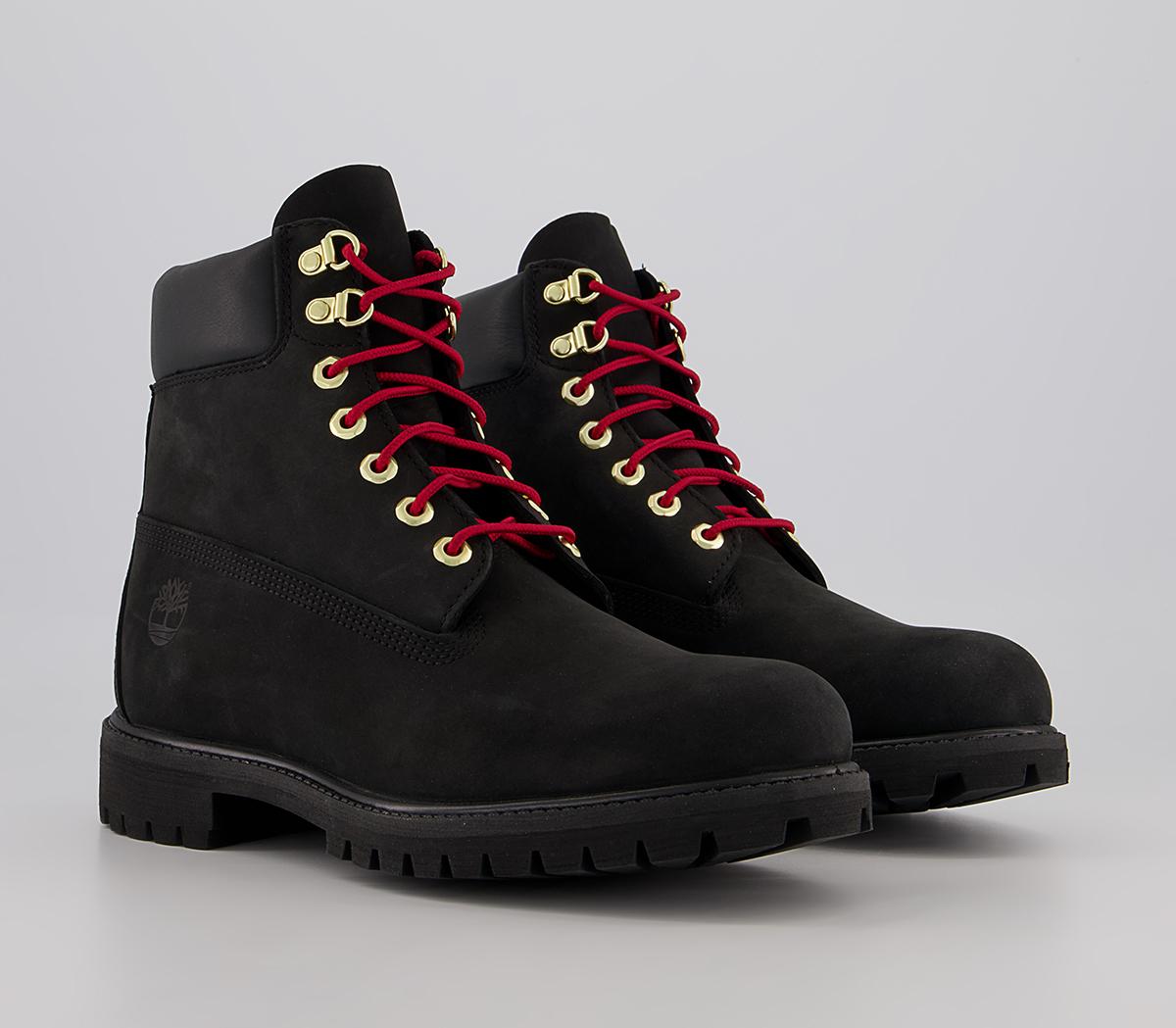 Timberland 6 Inch Premium D Ring Boots Timberland 6 Inch Premium D Ring Boots Black
