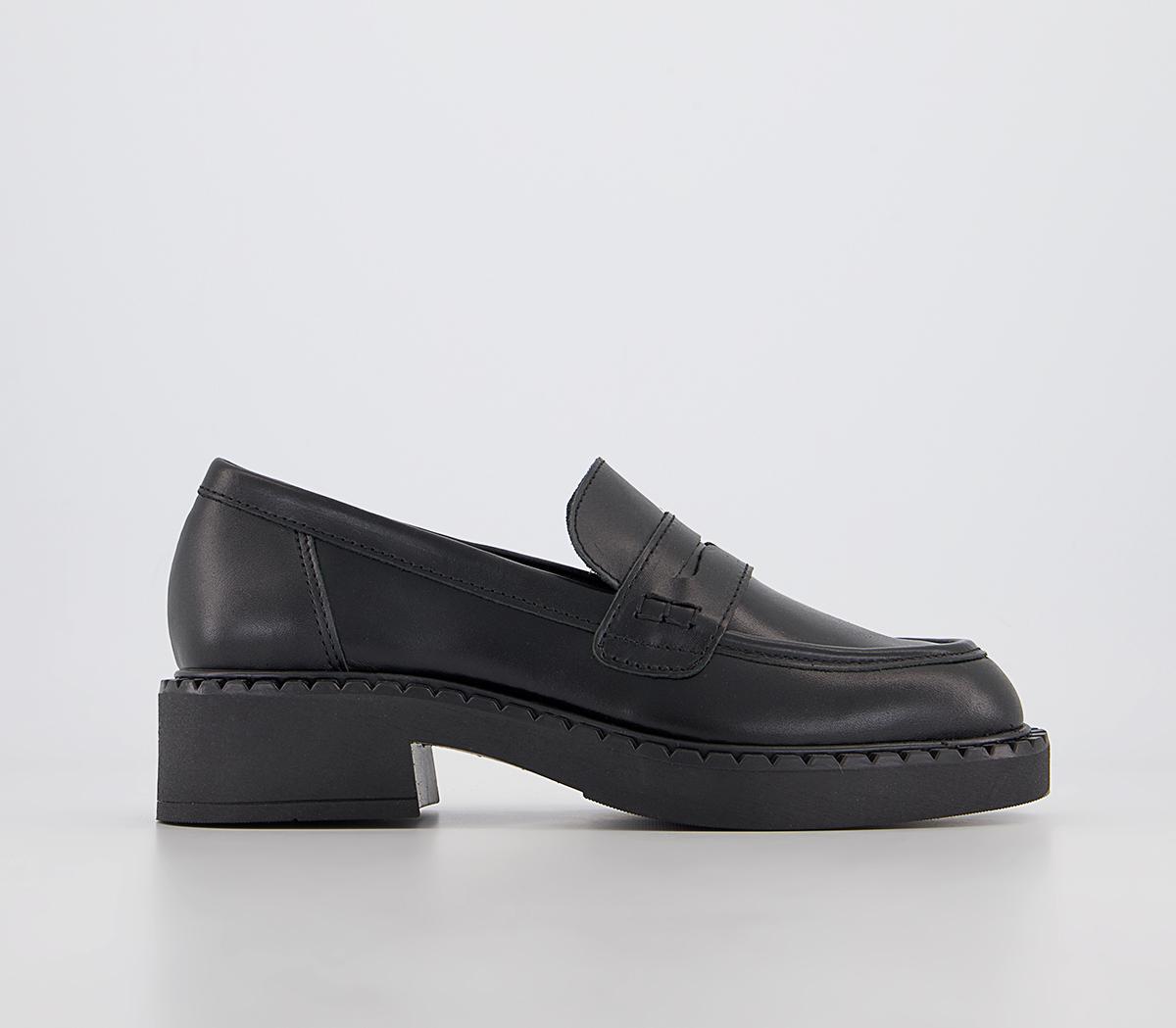 OFFICEFavour Chunky Sole LoafersBlack Leather