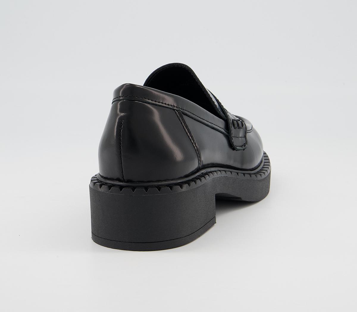 Office Favour Chunky Sole Loafers Office Favour Chunky Sole Loafers Black Box Leather