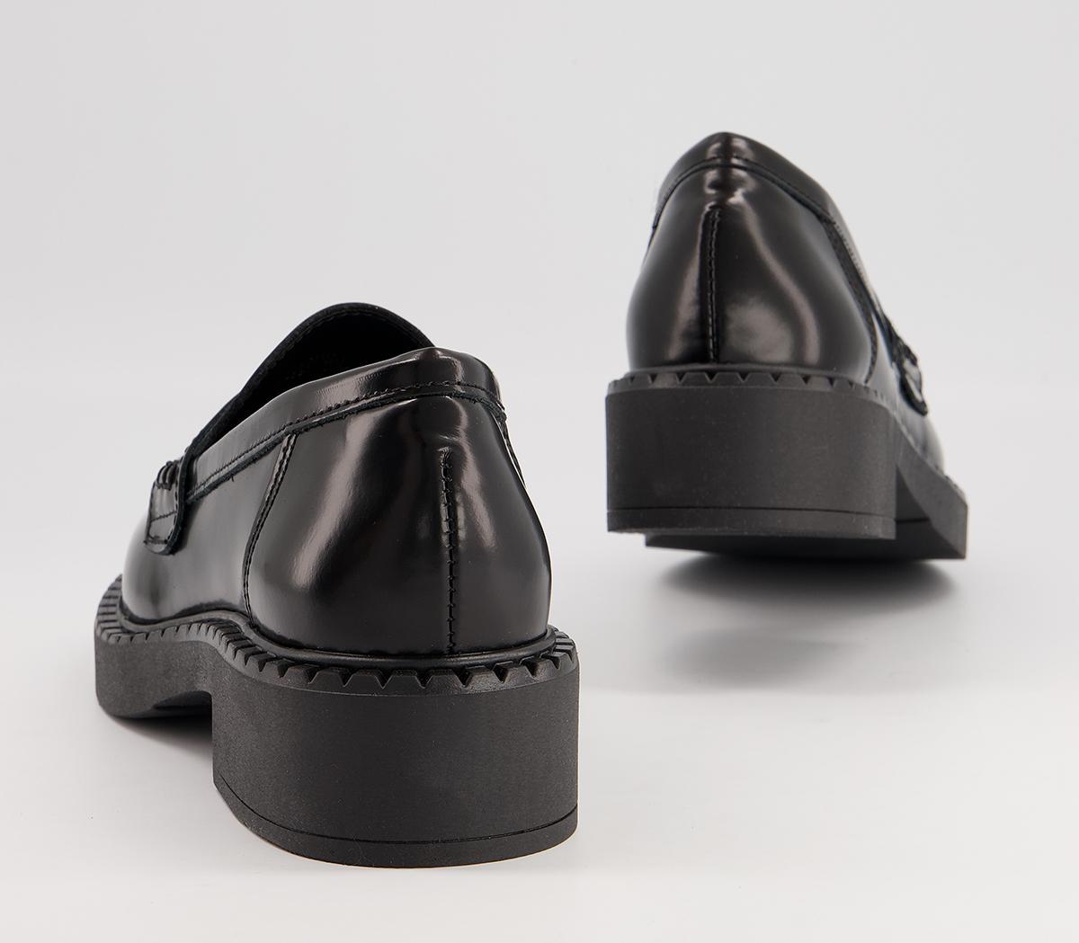 Office Favour Chunky Sole Loafers Office Favour Chunky Sole Loafers Black Box Leather