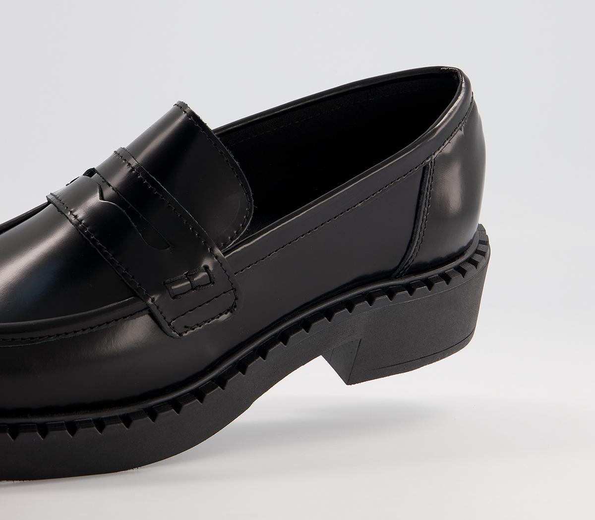 Office Favour Chunky Sole Loafers Office Favour Chunky Sole Loafers Black Box Leather