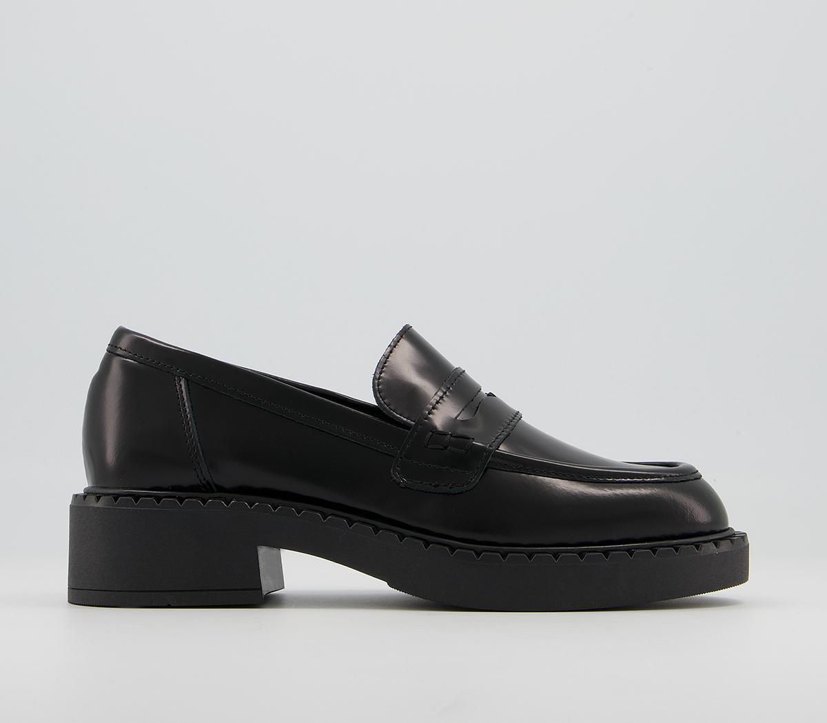 Office Favour Chunky Sole Loafers Office Favour Chunky Sole Loafers Black Box Leather