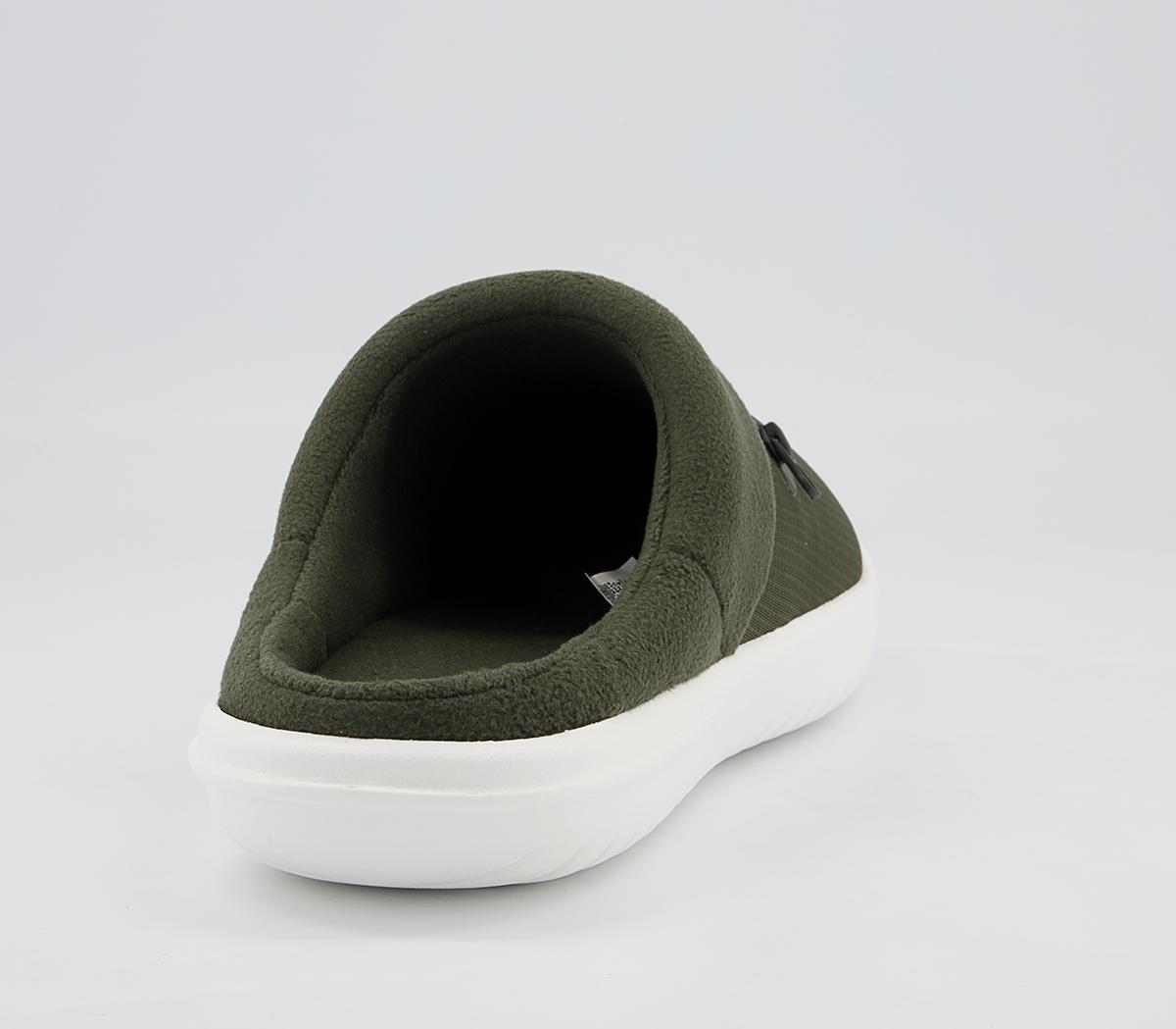 Nike Burrow Slippers Nike Burrow Slippers Cargo Khaki Volt Sequoia Summit White