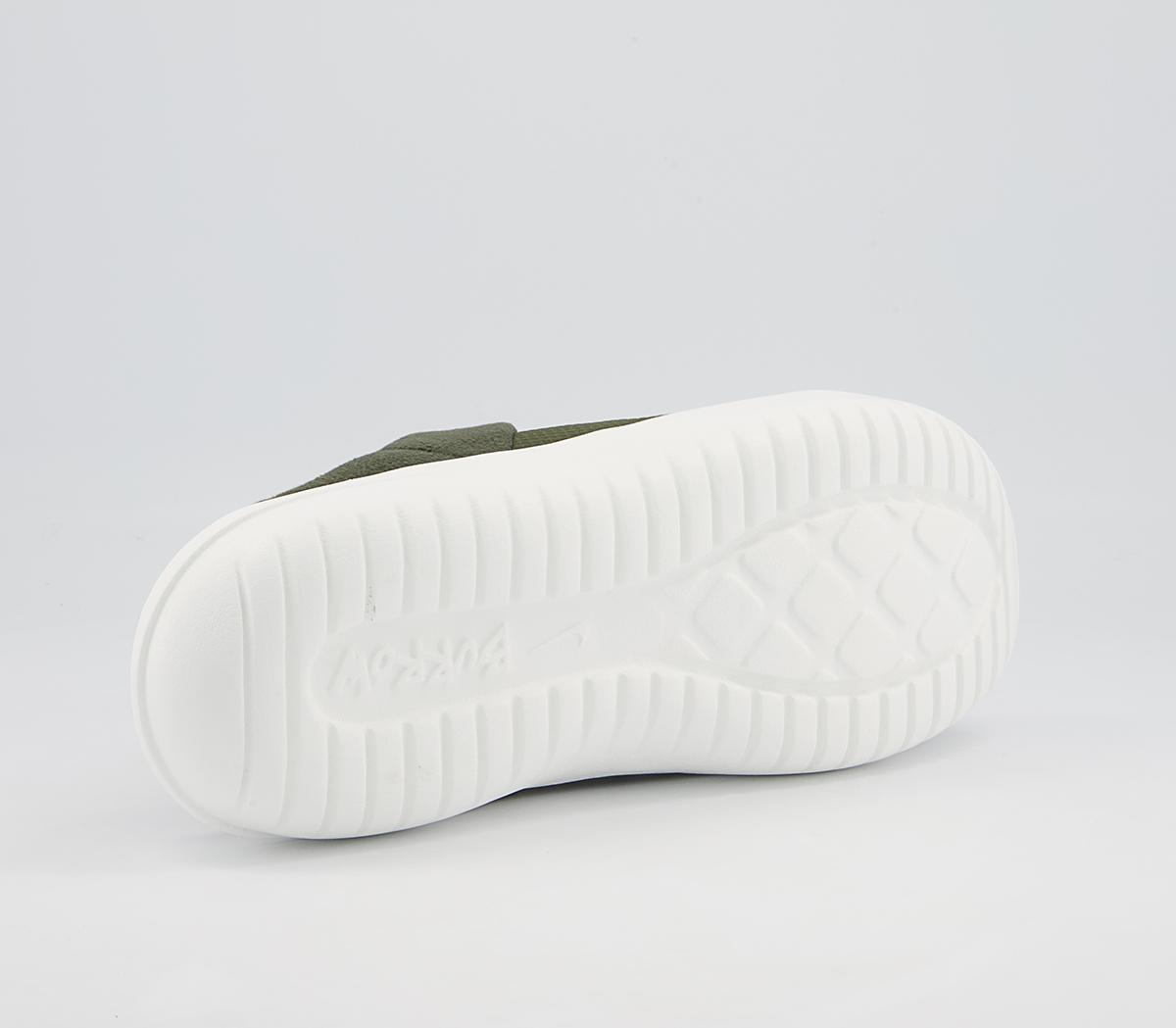Nike Burrow Slippers Nike Burrow Slippers Cargo Khaki Volt Sequoia Summit White