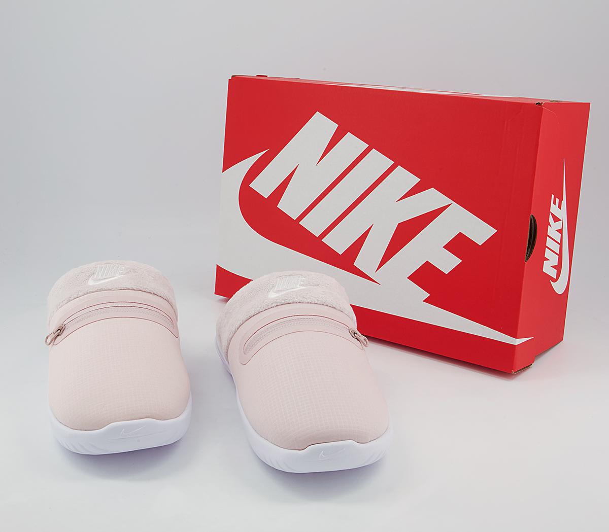 Nike Burrow Slippers Nike Burrow Slippers Barely Rose White White