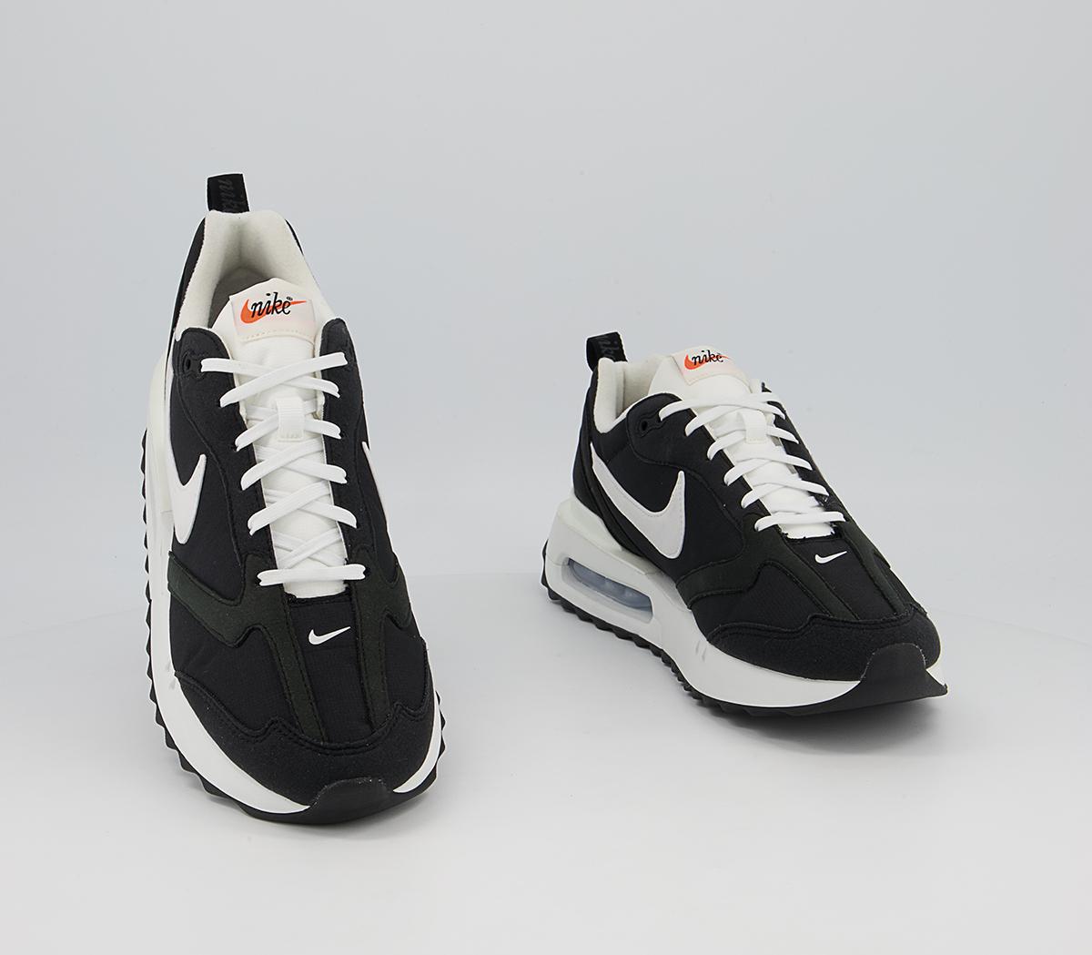 Nike Air Max Dawn Trainers M Nike Air Max Dawn Trainers M Black Summit White Metallic Silver