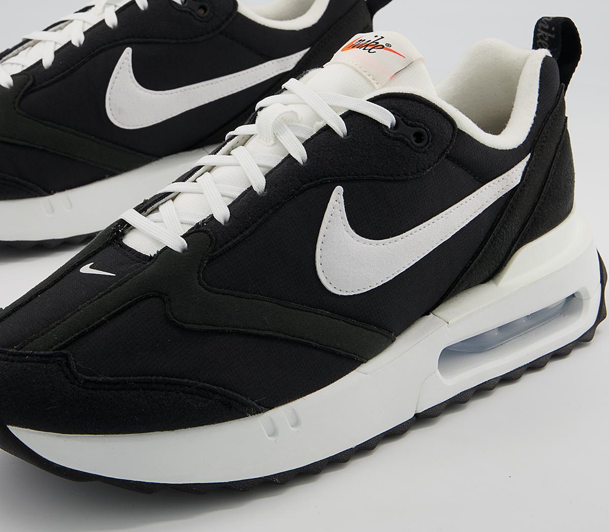 Nike Air Max Dawn Trainers M Nike Air Max Dawn Trainers M Black Summit White Metallic Silver