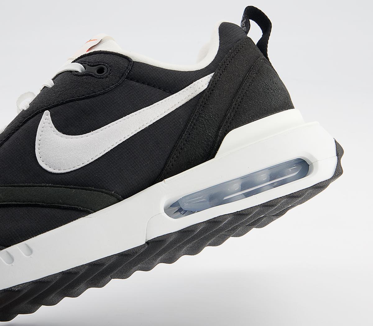 Nike Air Max Dawn Trainers M Nike Air Max Dawn Trainers M Black Summit White Metallic Silver