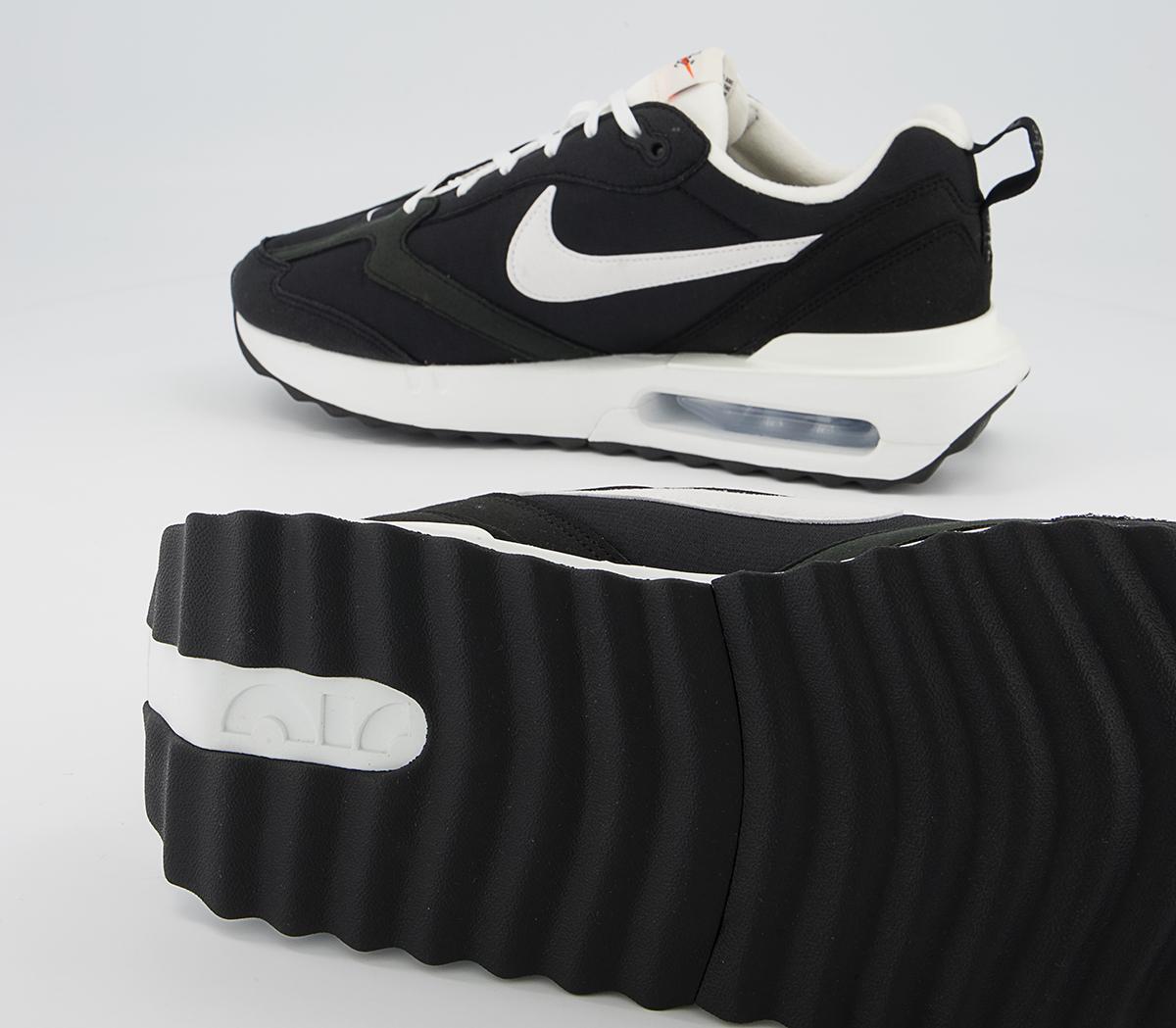 Nike Air Max Dawn Trainers M Nike Air Max Dawn Trainers M Black Summit White Metallic Silver