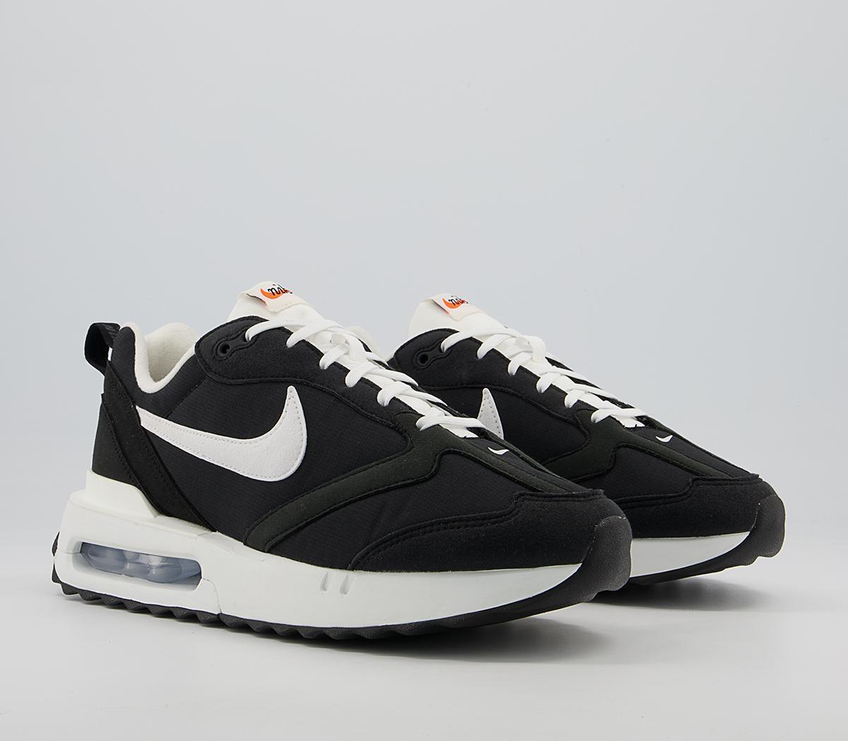 Nike Air Max Dawn Trainers M Nike Air Max Dawn Trainers M Black Summit White Metallic Silver