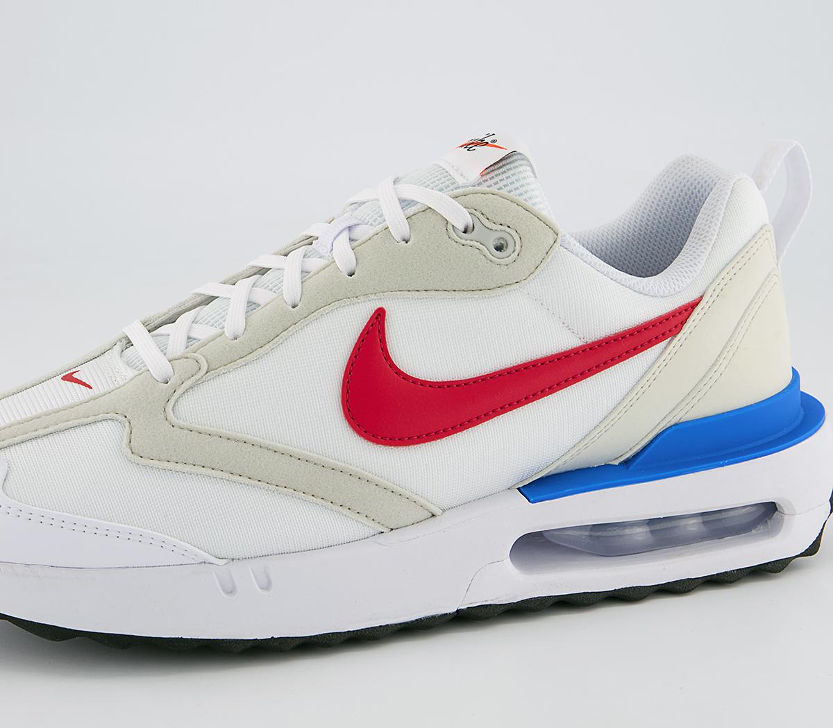 Nike Air Max Dawn Trainers Nike Air Max Dawn Trainers White Red Phonton Blue Black