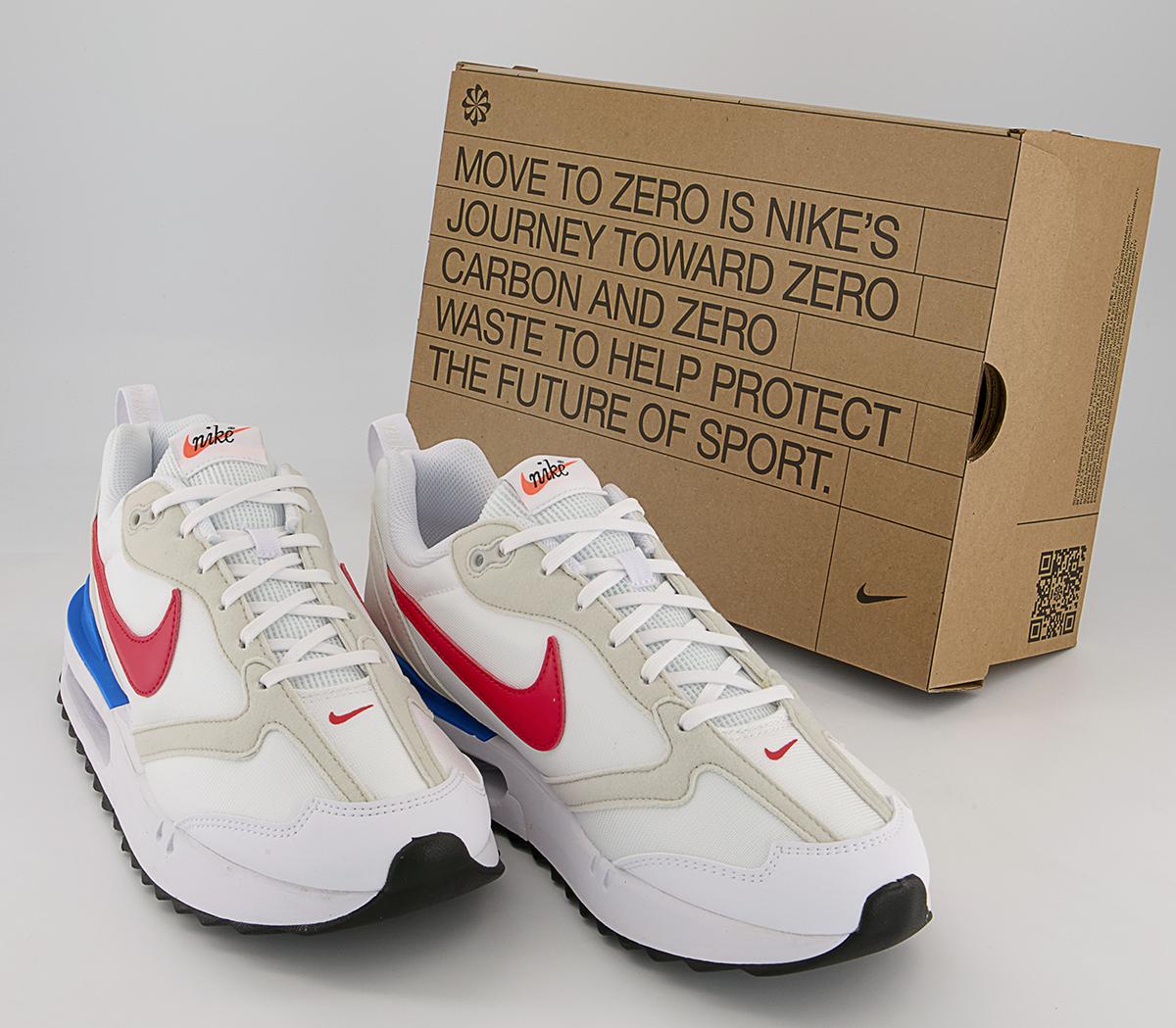 Nike Air Max Dawn Trainers Nike Air Max Dawn Trainers White Red Phonton Blue Black