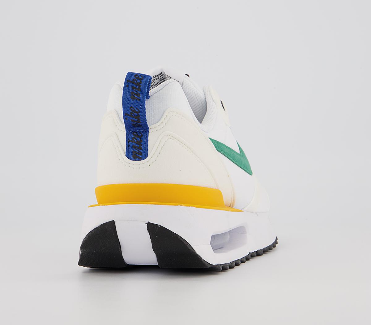Nike Air Max Dawn Trainers Nike Air Max Dawn Trainers White Malachite Sail University Gold