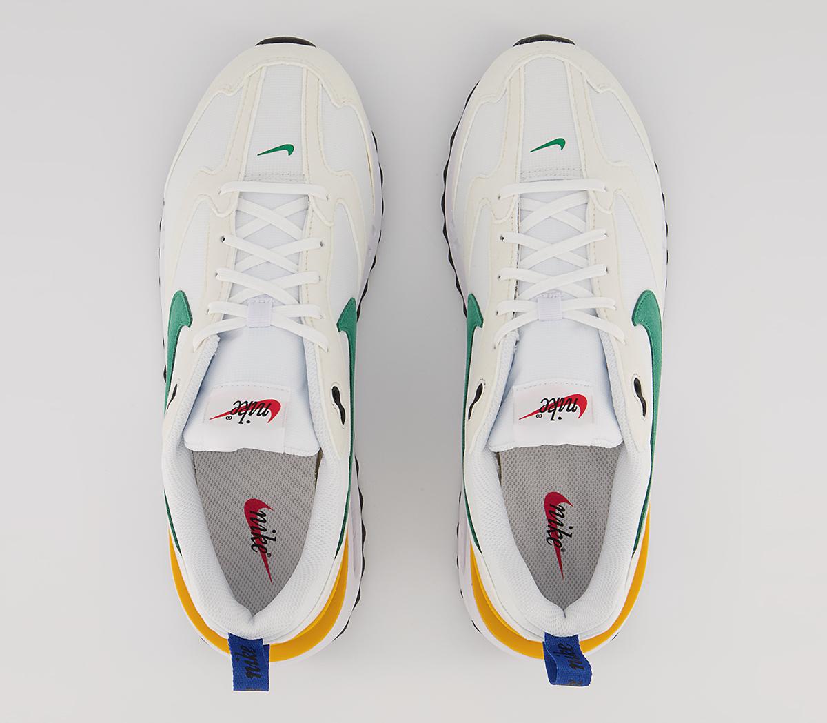 Nike Air Max Dawn Trainers Nike Air Max Dawn Trainers White Malachite Sail University Gold