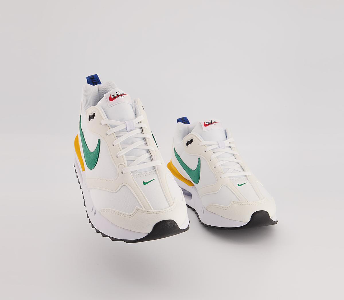 Nike Air Max Dawn Trainers Nike Air Max Dawn Trainers White Malachite Sail University Gold