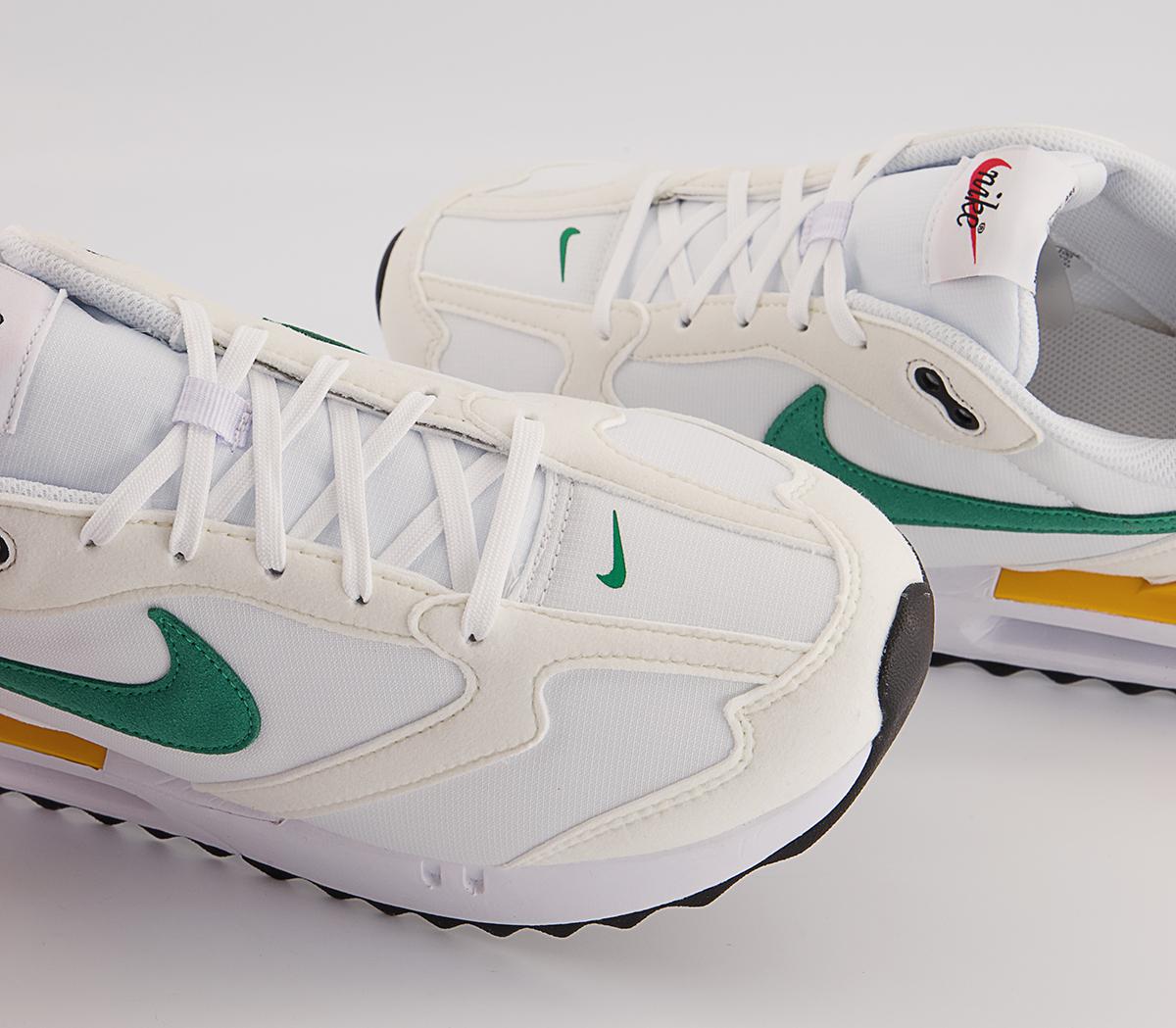 Nike Air Max Dawn Trainers Nike Air Max Dawn Trainers White Malachite Sail University Gold